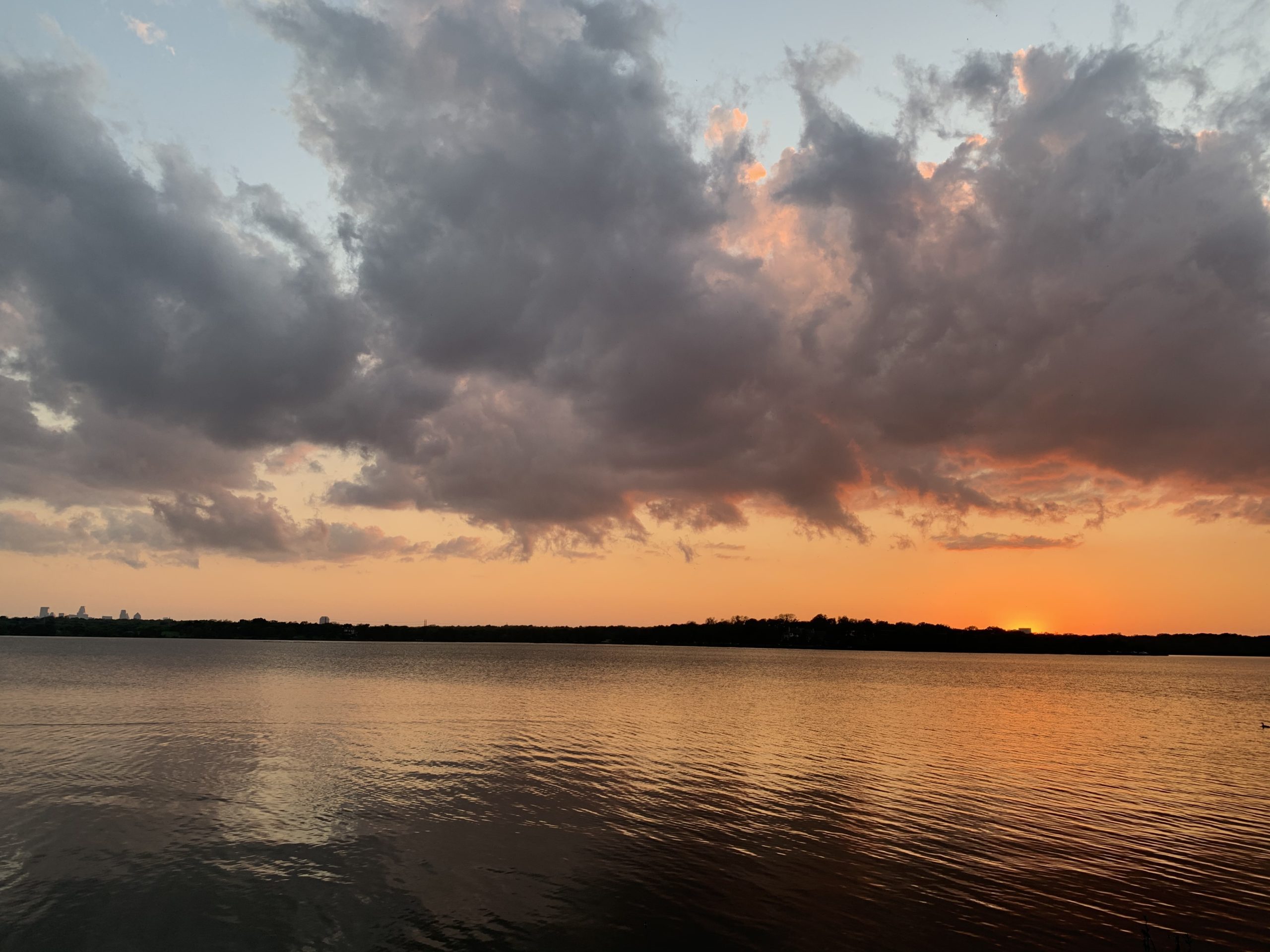 Sunset at White Rock Lake